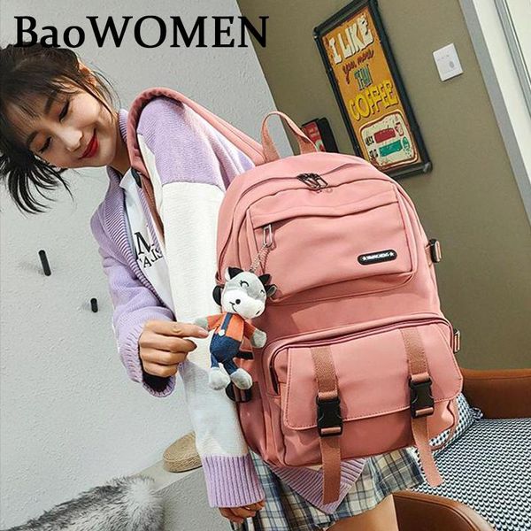 backpack baowomen fashion anti-theft woman nylon lightweight waterproof female student school bag buckle girl travel
backpack baowomen fashion anti-theft woman nylon lightweight waterproof female student school bag buckle girl travel