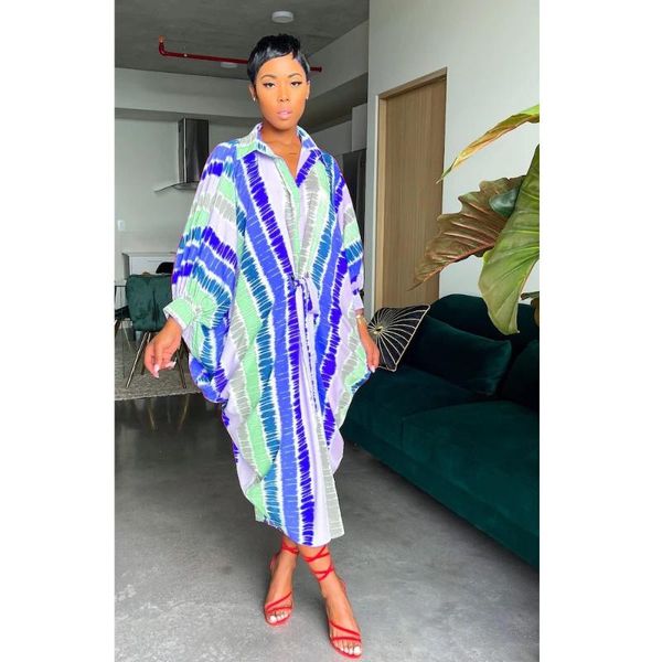 casual dresses summer women long dress pritn full batwing sleeve turn-down collar bandage fashion loose maxi, Black;gray
casual dresses summer women long dress pritn full batwing sleeve turn-down collar bandage fashion loose maxi, Black;gray