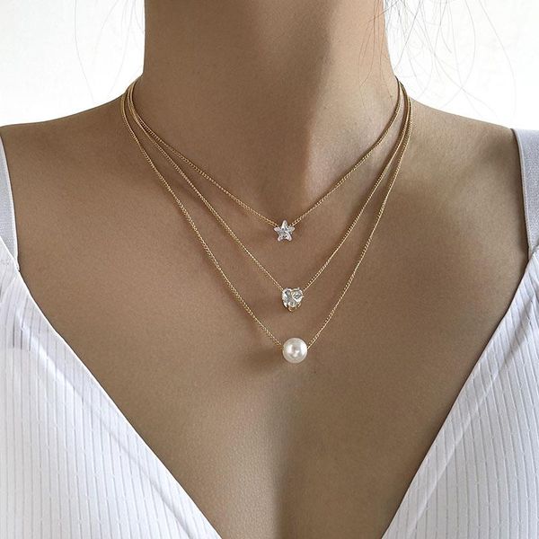 chokers layered crystal love heart star choker necklace for women short neck chains beads pearl charm collar necklaces jewelry, Golden;silver
chokers layered crystal love heart star choker necklace for women short neck chains beads pearl charm collar necklaces jewelry, Golden;silver