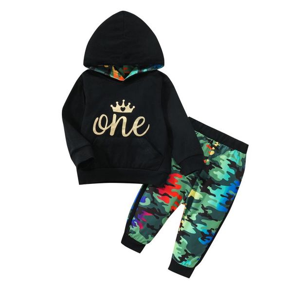 clothing sets 2pcs little boys girls outfit, autumn toddlers crown letter printing long sleeve hooded + camouflage pants set, White
clothing sets 2pcs little boys girls outfit, autumn toddlers crown letter printing long sleeve hooded + camouflage pants set, White