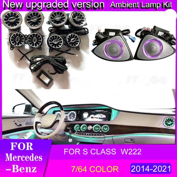 for mercede s class w222 car outlet air vent neon ambient light 3d rotating audio speaker tweeter treble lamp interior&external lights
for mercede s class w222 car outlet air vent neon ambient light 3d rotating audio speaker tweeter treble lamp interior&external lights