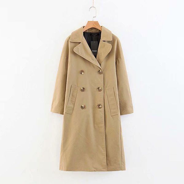 women's trench coats geckoistail 2021 autumn high fashion brand woman classic double breasted coat waterproof raincoat business outerwe, Tan;black
women's trench coats geckoistail 2021 autumn high fashion brand woman classic double breasted coat waterproof raincoat business outerwe, Tan;black