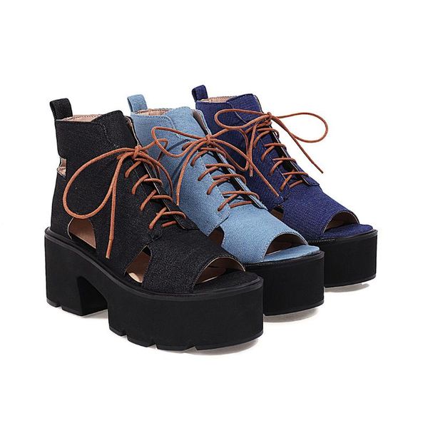 boots retro peep toe women shoes spring 2021 summer block heel comfy platform heels hollow out breathable big size, Black
boots retro peep toe women shoes spring 2021 summer block heel comfy platform heels hollow out breathable big size, Black