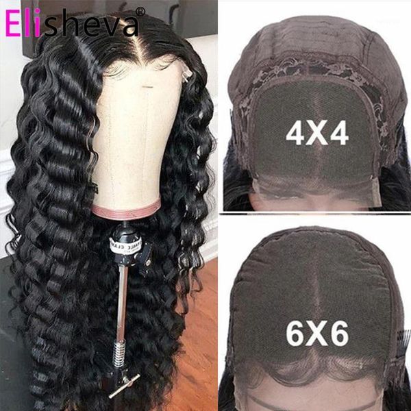 deep wave closure wig 6x6 swiss lace remy brazilian human hair wigs 4 x pre plucked 150%1, Black;brown
deep wave closure wig 6x6 swiss lace remy brazilian human hair wigs 4 x pre plucked 150%1, Black;brown