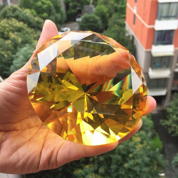 100mm multi colored crystal glass diamond paperweight fengshui for home decor birthday wedding hight quality decorative objects & figurines
100mm multi colored crystal glass diamond paperweight fengshui for home decor birthday wedding hight quality decorative objects & figurines