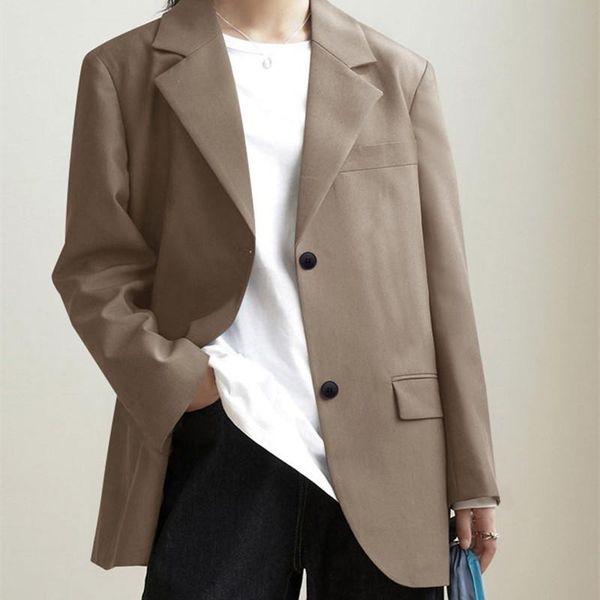 women's suits & blazers 2021 spring autumn temperament women casual fashionable blazer for ladies vintage turndown collar jacket, White;black
women's suits & blazers 2021 spring autumn temperament women casual fashionable blazer for ladies vintage turndown collar jacket, White;black