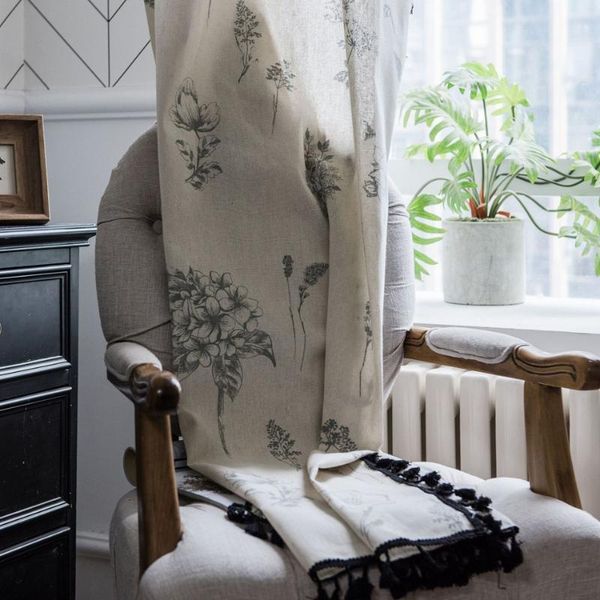 curtain & drapes modern floral printed living room curtins american style semi blackout tassel backdrop window home decor
curtain & drapes modern floral printed living room curtins american style semi blackout tassel backdrop window home decor