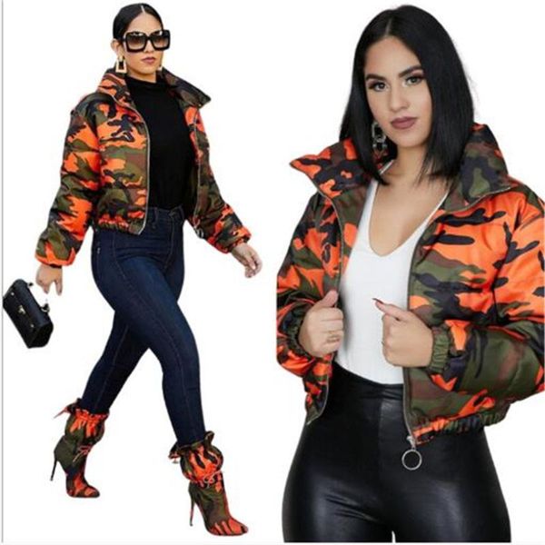 european american fashion autumn winter style women's cotton coat jacket printing camouflage clothing jackets, Black;brown
european american fashion autumn winter style women's cotton coat jacket printing camouflage clothing jackets, Black;brown