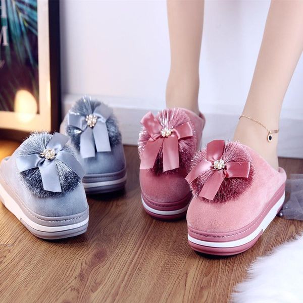 platform fur slippers women winter house shoes thick sole ladies fuzzy with pearls girls warm home tassels bow, Black
platform fur slippers women winter house shoes thick sole ladies fuzzy with pearls girls warm home tassels bow, Black