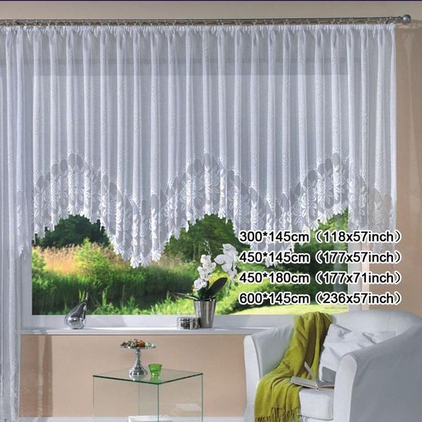 curtain & drapes romantic style european knitted jacquard arch half shading white lace
curtain & drapes romantic style european knitted jacquard arch half shading white lace