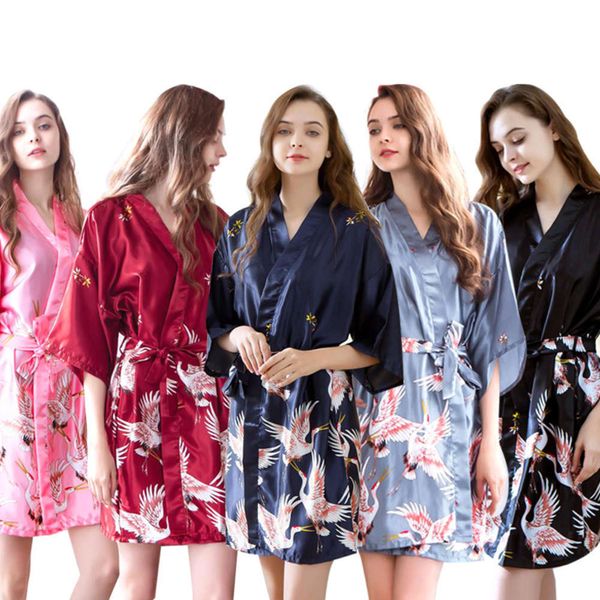 bathrobe crane imitation silk pajamas women's summer sleeves bridal morning gown large size housewear nightgown bathrobe
bathrobe crane imitation silk pajamas women's summer sleeves bridal morning gown large size housewear nightgown bathrobe