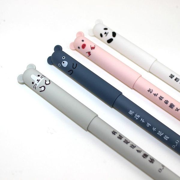 gel pens 4pcs 0.35mm blue black ink kawaii pig bear cat mouse erasable pen school office supplies stationery gift
gel pens 4pcs 0.35mm blue black ink kawaii pig bear cat mouse erasable pen school office supplies stationery gift