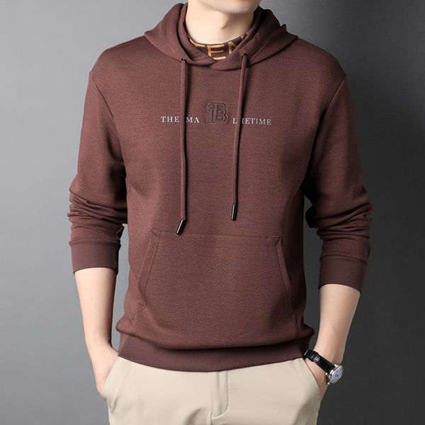 spring and autumn new pullover sweater solid color hooded high-end loose t-shirt mercerized cotton bottomed shirt men's, Black
spring and autumn new pullover sweater solid color hooded high-end loose t-shirt mercerized cotton bottomed shirt men's, Black