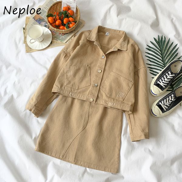 neploe chic suit solid color bodycon skirt women + turn-down collar single breasted double pockets jacket 2 piece set 210423, White
neploe chic suit solid color bodycon skirt women + turn-down collar single breasted double pockets jacket 2 piece set 210423, White