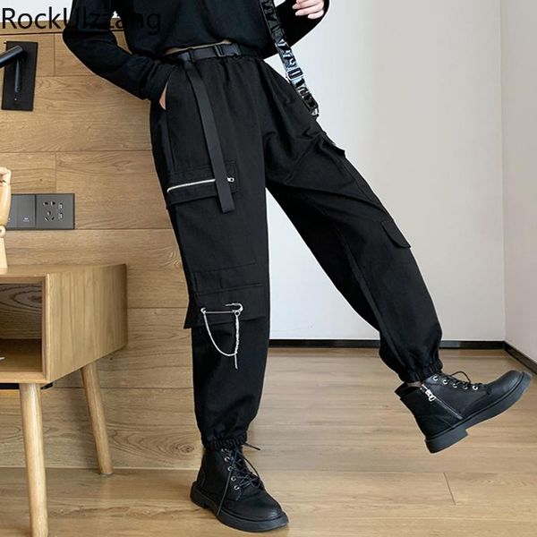 pin chain zipper pocket with belt black cargo jogger pant women tracksuit streetwear slim harem high waist harajuku techwear women's pa, Black;white
pin chain zipper pocket with belt black cargo jogger pant women tracksuit streetwear slim harem high waist harajuku techwear women's pa, Black;white