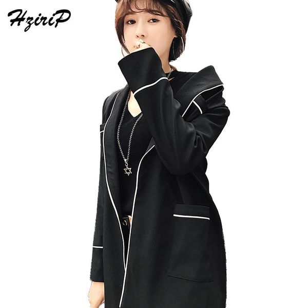 women's suits & blazers hzirip 2021 autumn cotton waistband pajamas long sleeve blazer black patchwork hidden breasted placket female j, White;black
women's suits & blazers hzirip 2021 autumn cotton waistband pajamas long sleeve blazer black patchwork hidden breasted placket female j, White;black