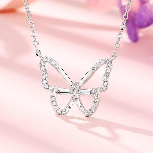 pendant necklaces fashion hollow out butterfly necklace charming silver color clavicle chain exquisite wedding party jewelry gift
pendant necklaces fashion hollow out butterfly necklace charming silver color clavicle chain exquisite wedding party jewelry gift