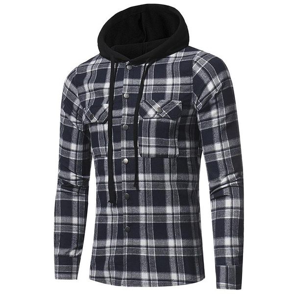 men's casual shirts 2021 global luxury flannel large plaid shirt hooded long sleeve -3xl, White;black
men's casual shirts 2021 global luxury flannel large plaid shirt hooded long sleeve -3xl, White;black