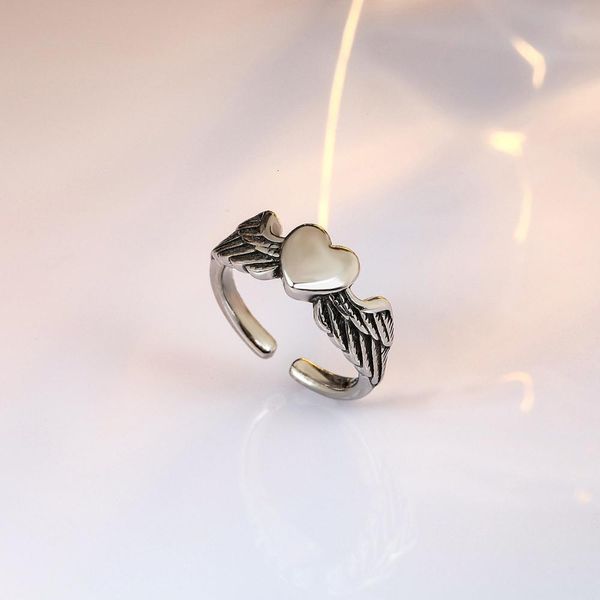 designer rings vintage punk heart angle wings adjustable finger ancient silver color retro fashion jewelry for women girl gifts accessori, Golden;silver
designer rings vintage punk heart angle wings adjustable finger ancient silver color retro fashion jewelry for women girl gifts accessori, Golden;silver