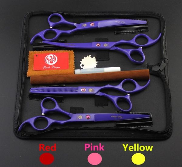 hair scissors pets 4pcs suit 687# 7.0'' hairdressing jp 440c dogs cats cutting thinning shears
hair scissors pets 4pcs suit 687# 7.0'' hairdressing jp 440c dogs cats cutting thinning shears