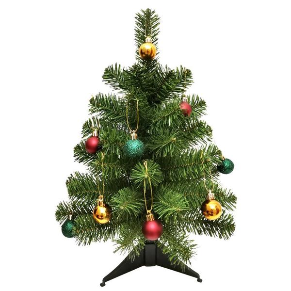 christmas decorations 18inch green or white diy small table tree with 15 ball ornaments
christmas decorations 18inch green or white diy small table tree with 15 ball ornaments