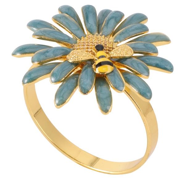 daisy flower shaped alloy napkin rings bee decorative fashion serviette buckles chinese style table decorations
daisy flower shaped alloy napkin rings bee decorative fashion serviette buckles chinese style table decorations