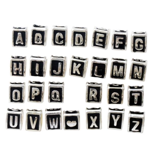 alloy a-z 26 letter and heart triangle black enamel big hole beads fit european charm bracelet jewelry diy l1456 27pcs/lot
alloy a-z 26 letter and heart triangle black enamel big hole beads fit european charm bracelet jewelry diy l1456 27pcs/lot