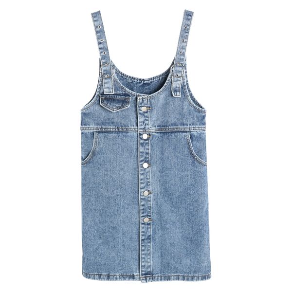 dress 2021 spring summer sleeveless women in spaghetti fashion belts buttons denim general sun ed, Black;gray
dress 2021 spring summer sleeveless women in spaghetti fashion belts buttons denim general sun ed, Black;gray