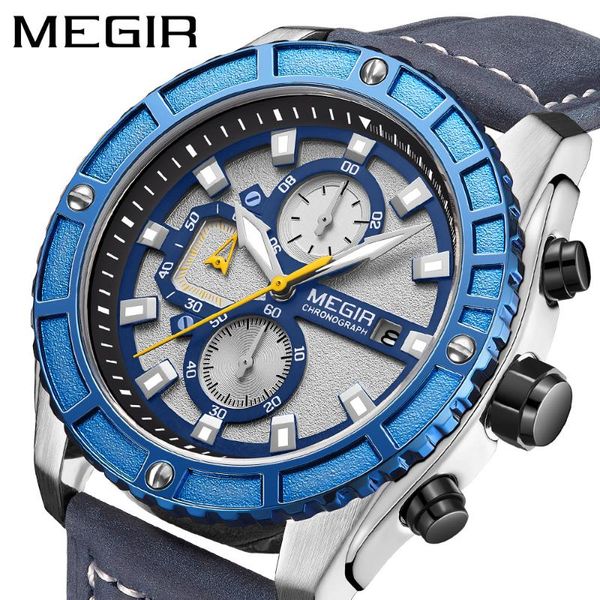wristwatches megir 2119 men fashion chronographsports watch luminous waterproof watches for man leather band chronograph wristwatch, Slivery;brown
wristwatches megir 2119 men fashion chronographsports watch luminous waterproof watches for man leather band chronograph wristwatch, Slivery;brown