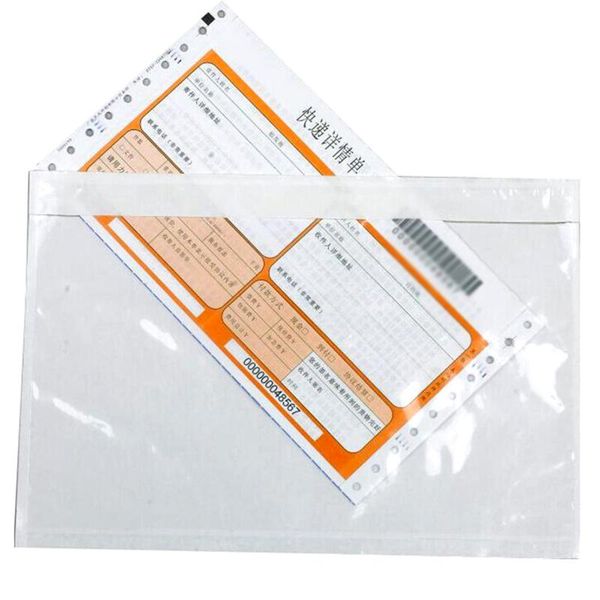gift wrap 50pcs plastic bags patch transparent bill bag single invoice paper size packing document self-adhesive mailing envelope
gift wrap 50pcs plastic bags patch transparent bill bag single invoice paper size packing document self-adhesive mailing envelope