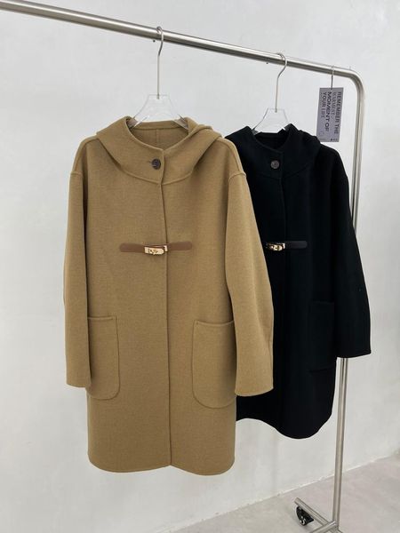 women's vests he*21 autumn and winter belt buckle hooded cashmere mid-length coat, simple design with large pocket, soft delicate fabr, Black;white
women's vests he*21 autumn and winter belt buckle hooded cashmere mid-length coat, simple design with large pocket, soft delicate fabr, Black;white