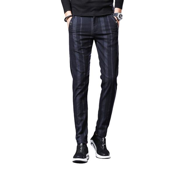 black striped pencil pants mens smart casual fashion breathable office slim all-match trousers for male clothing 2021 men's
black striped pencil pants mens smart casual fashion breathable office slim all-match trousers for male clothing 2021 men's