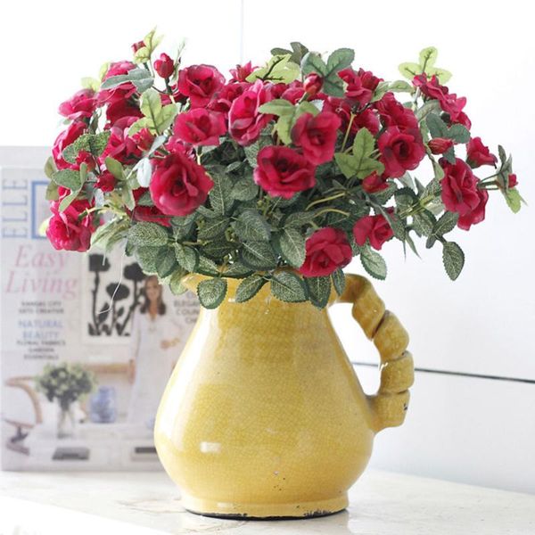 decorative flowers & wreaths 5 head artificial silk rose bouquet decor fake for home wedding party decorations
decorative flowers & wreaths 5 head artificial silk rose bouquet decor fake for home wedding party decorations