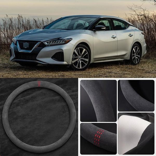 steering wheel covers non-slip wear-resistant black alcantara suede car cover for maxima decoration accessories
steering wheel covers non-slip wear-resistant black alcantara suede car cover for maxima decoration accessories