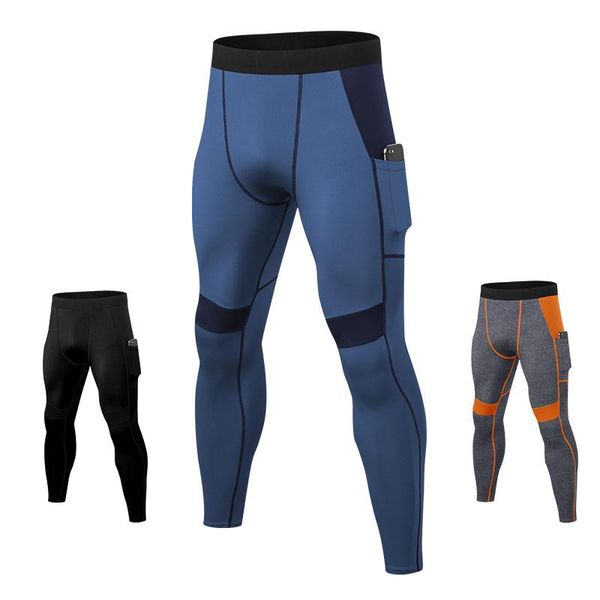 running pants sport men rpo compression tights side phone pocket base layer trousers fitness training leggings, Black;blue
running pants sport men rpo compression tights side phone pocket base layer trousers fitness training leggings, Black;blue