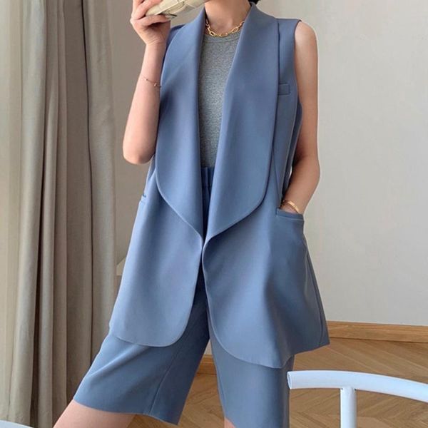 women's jackets women elegant sleeveless lapel blazer vest and solid suit knee-length pants 2021 chic summer 2 piece set ol suits femal, Black;brown
women's jackets women elegant sleeveless lapel blazer vest and solid suit knee-length pants 2021 chic summer 2 piece set ol suits femal, Black;brown