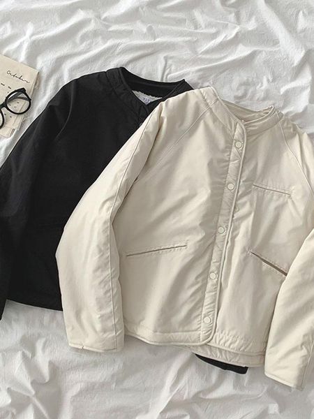 women's jackets thicken short jacket women 2021 autumn korean style loose casual all-match outerwear fashion solid color single breaste, Black;brown
women's jackets thicken short jacket women 2021 autumn korean style loose casual all-match outerwear fashion solid color single breaste, Black;brown