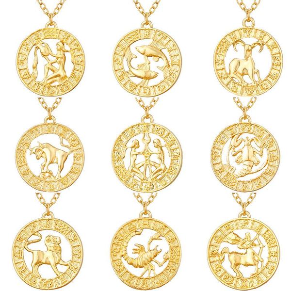 pendant necklaces 12pcs/set wholesale zodiac sign constellations pendants for women men gold jewelry fashion birthday gifts in bulk, Silver
pendant necklaces 12pcs/set wholesale zodiac sign constellations pendants for women men gold jewelry fashion birthday gifts in bulk, Silver