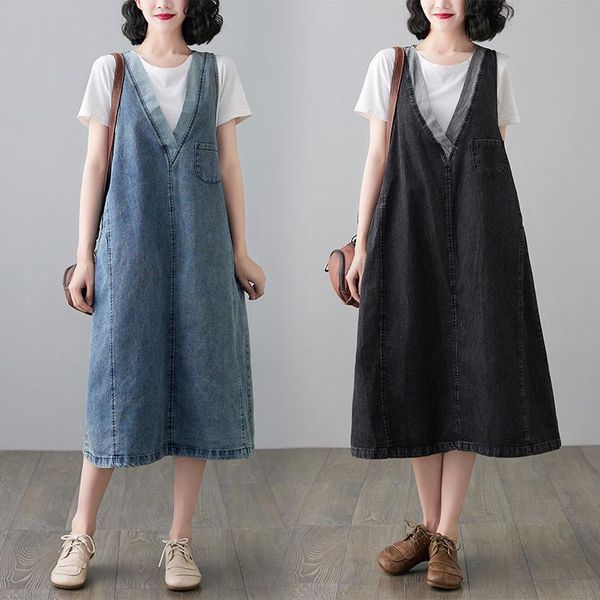 arrive summer maternity dress woman v-neck sleeveless large size jeans pregnant clothing md-02981 dresses, White
arrive summer maternity dress woman v-neck sleeveless large size jeans pregnant clothing md-02981 dresses, White
