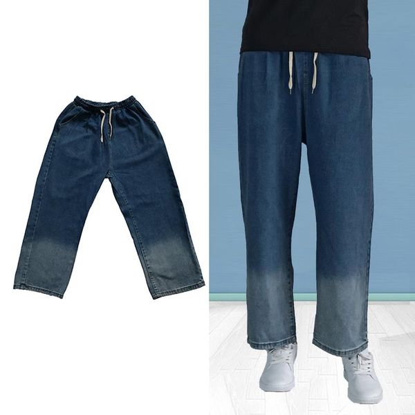 gradient blue loose straight jeans trousers personality baggy men casual elastic waist pants wide leg long fashion men's
gradient blue loose straight jeans trousers personality baggy men casual elastic waist pants wide leg long fashion men's