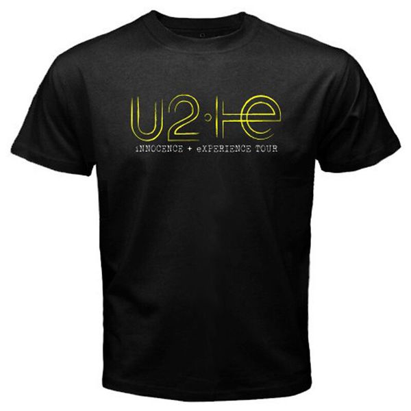 new u2 innocence experience tour logo men's black t-shirt size s to 3xl, White;black
new u2 innocence experience tour logo men's black t-shirt size s to 3xl, White;black