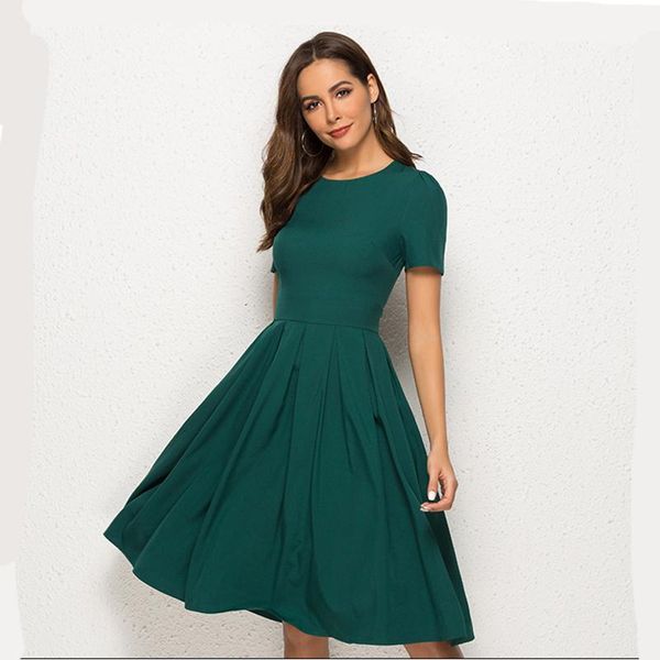 casual dresses summer vintage soild lantern sleeve a-line dress women elegant o-neck half pocket sashes knee-length, Black;gray
casual dresses summer vintage soild lantern sleeve a-line dress women elegant o-neck half pocket sashes knee-length, Black;gray