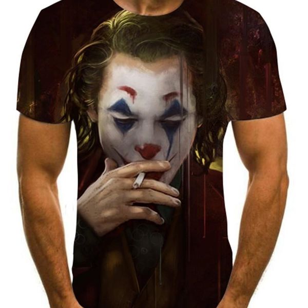 2020 summer 3d printed men joker face random male clown short mouw funny t-shirts tea, White;black
2020 summer 3d printed men joker face random male clown short mouw funny t-shirts tea, White;black