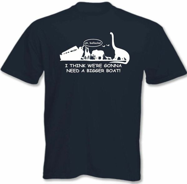 atheist t-shirt atheism i think we're gonna need a bigger boat mens funny, White;black
atheist t-shirt atheism i think we're gonna need a bigger boat mens funny, White;black