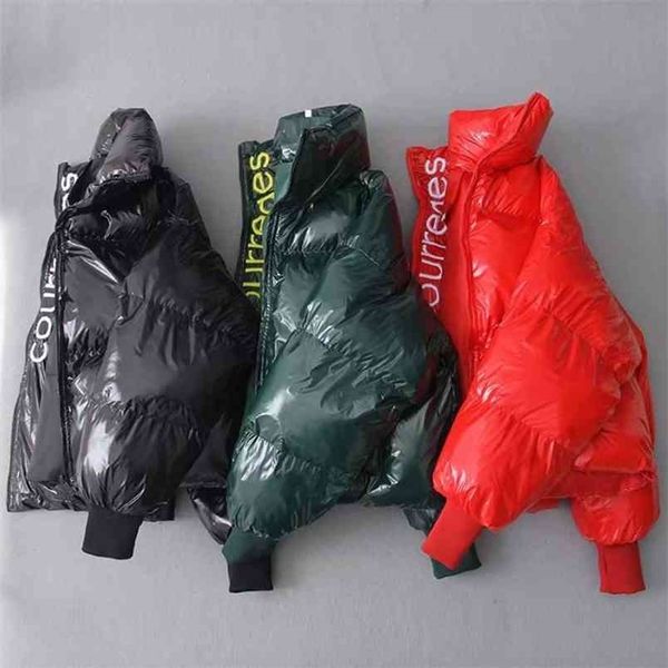 winter glossy down parka women's waterproof coat embroidery jacket large size loose warm thick women jacket 210910, Black
winter glossy down parka women's waterproof coat embroidery jacket large size loose warm thick women jacket 210910, Black