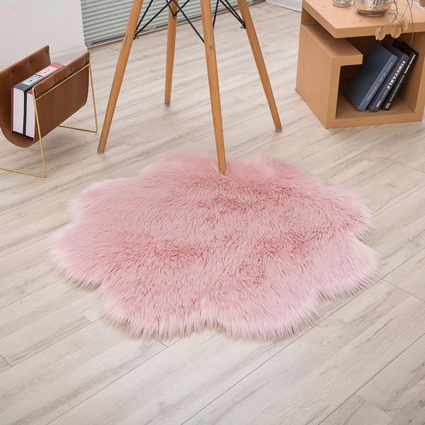 soft fluffy bedroom artificial fur carpet plum blossom shaped washable pad rugs hairy wool warm carpets for living room
soft fluffy bedroom artificial fur carpet plum blossom shaped washable pad rugs hairy wool warm carpets for living room