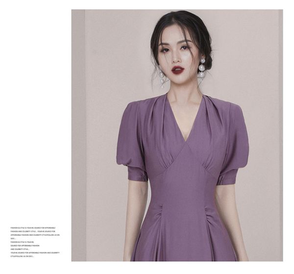 casual dresses spring women dress princess puff sleeved backless v-neck buckle fashion solid wild straight dresses iujn, Black;gray
casual dresses spring women dress princess puff sleeved backless v-neck buckle fashion solid wild straight dresses iujn, Black;gray