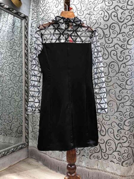 dresses korean fashion style spring women tulle lace patchwork golden chain deco long sleeve black above knee, Black;gray
dresses korean fashion style spring women tulle lace patchwork golden chain deco long sleeve black above knee, Black;gray