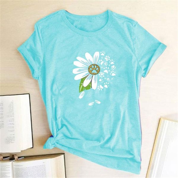 daisy bear paw print womens t shirts summer graphic tee v neck aesthetic for casual short sleeve ladies camiseta, White
daisy bear paw print womens t shirts summer graphic tee v neck aesthetic for casual short sleeve ladies camiseta, White