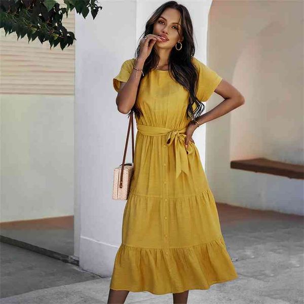 new ladies vintage solid long dress women casual slim fashion ruffles high waist beach summer women dress female vestidos mujer 210331, Black;gray
new ladies vintage solid long dress women casual slim fashion ruffles high waist beach summer women dress female vestidos mujer 210331, Black;gray